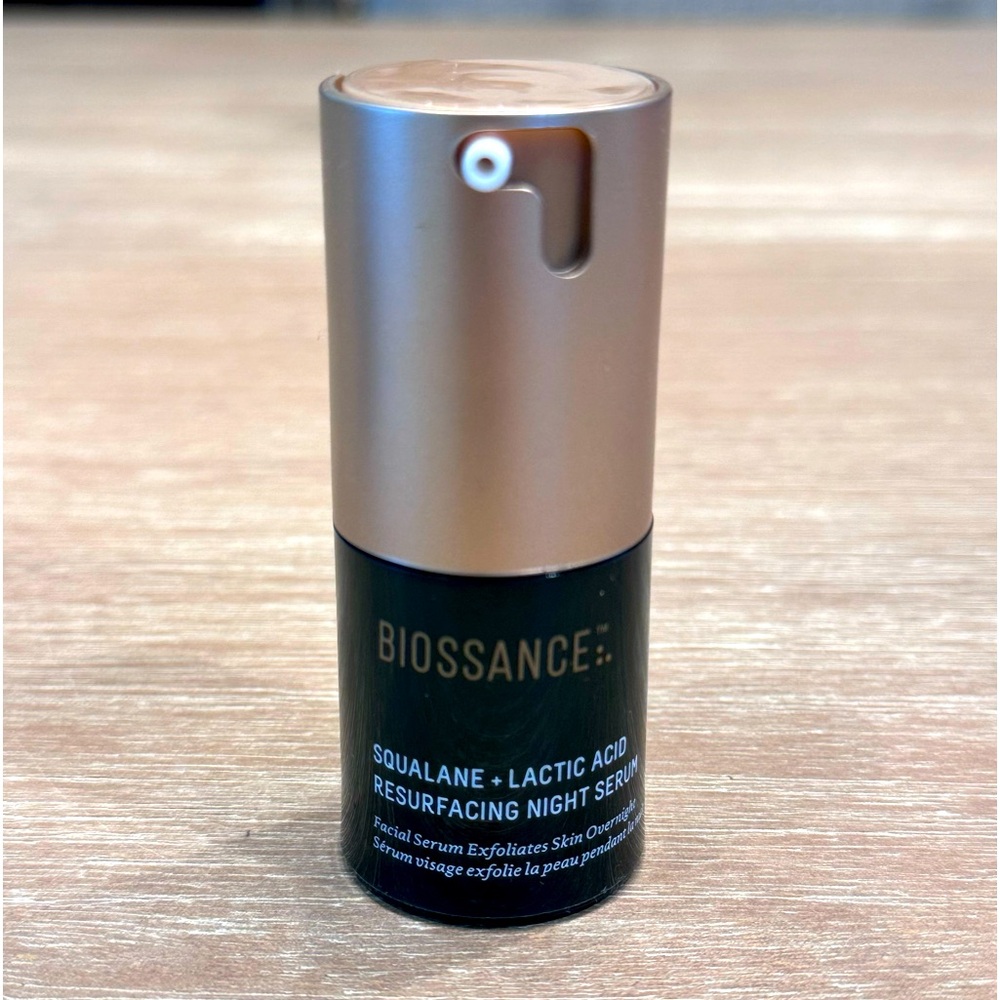 Biossance Squalane + 10% Lactic Acid Resurfacing Serum .5oz.